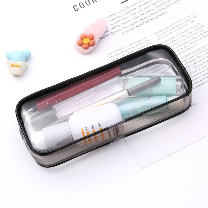 Transparent Pencil Case with Floral Design Bowlift