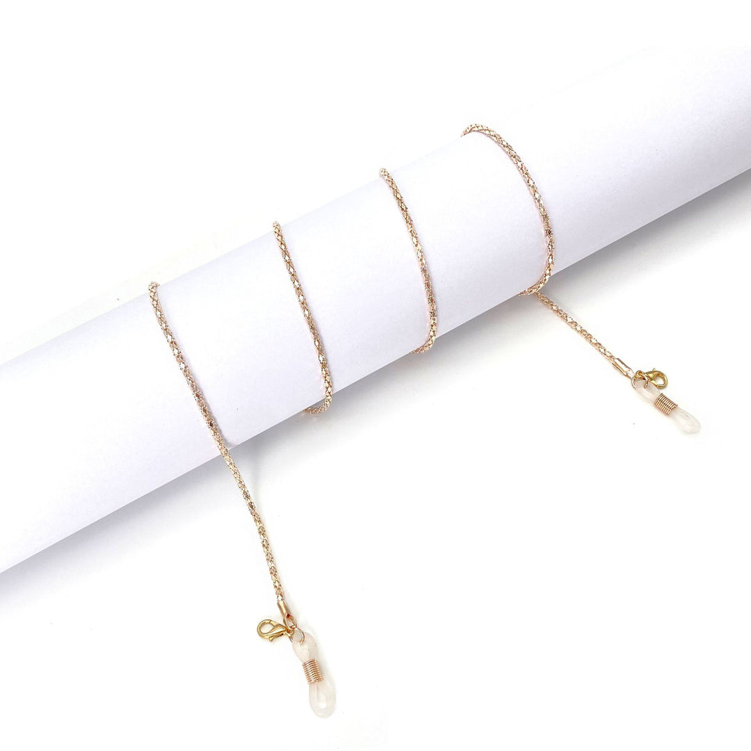 Chic Crystal-Accented Eyewear Chain Bowlift