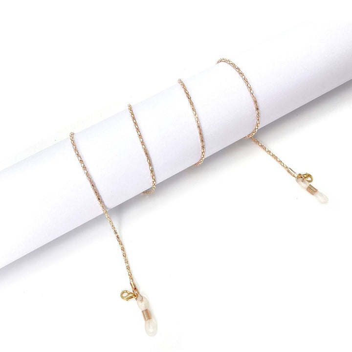Chic Crystal-Accented Eyewear Chain Bowlift