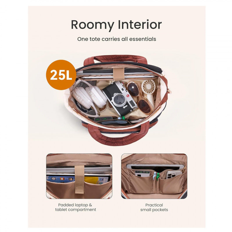Multifunctional shopping bag with innovative interior organization system Bowlift