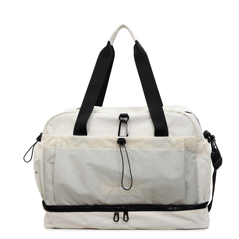 Spacious Fitness Bag With Removable Shoulder Straps Bowlift