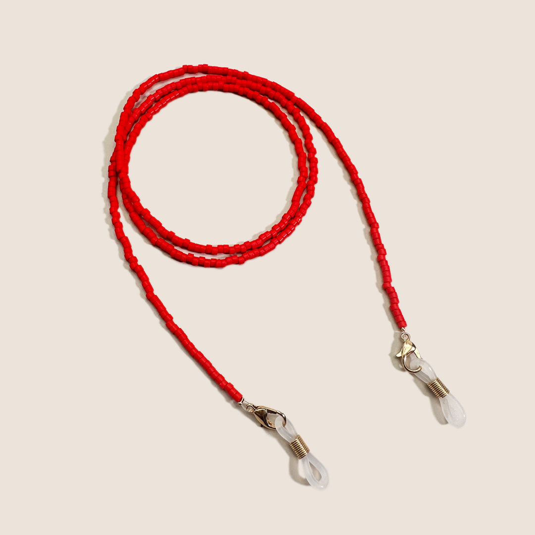 Beaded Eyewear Retainer Chain Bowlift
