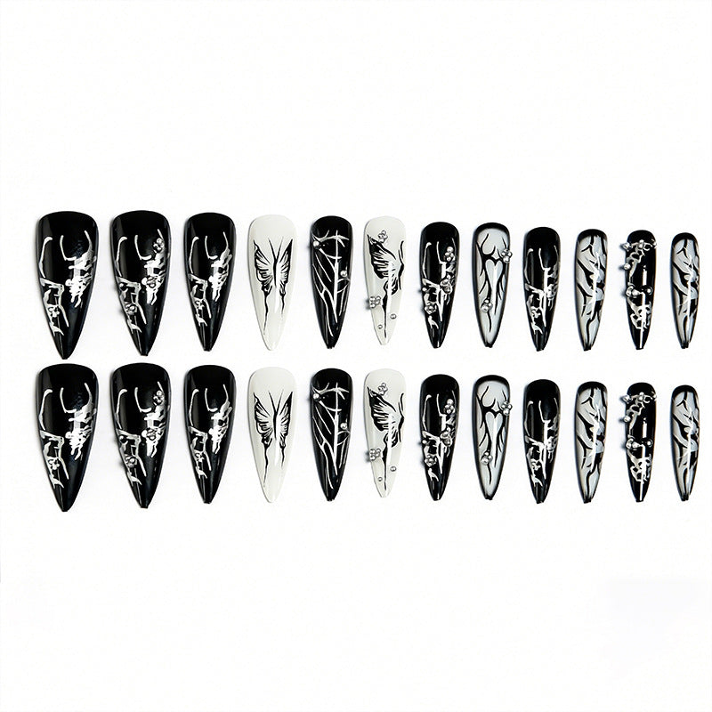 Artful Nail Tips with Modern Patterns Bowlift