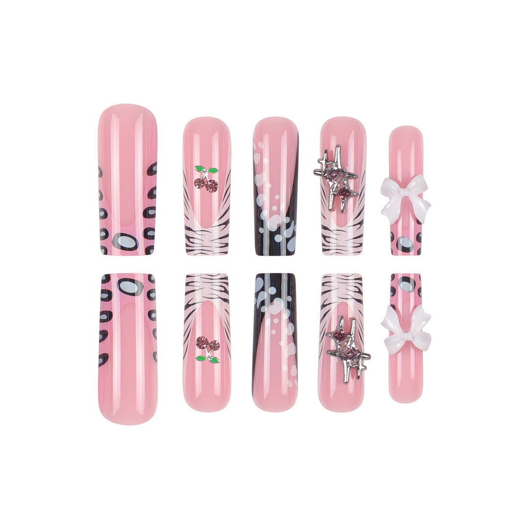 Artistic Stiletto Nail Art Extensions Bowlift