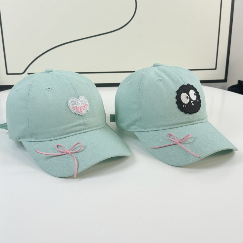 Women's Cute Character Embroidered Baseball Cap Bowlift
