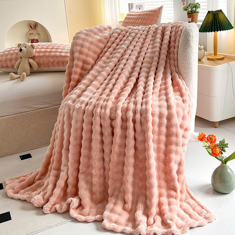Women's Plush Throw Blanket Bowlift