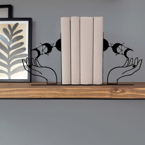 Artistic Handcrafted Metal Bookends