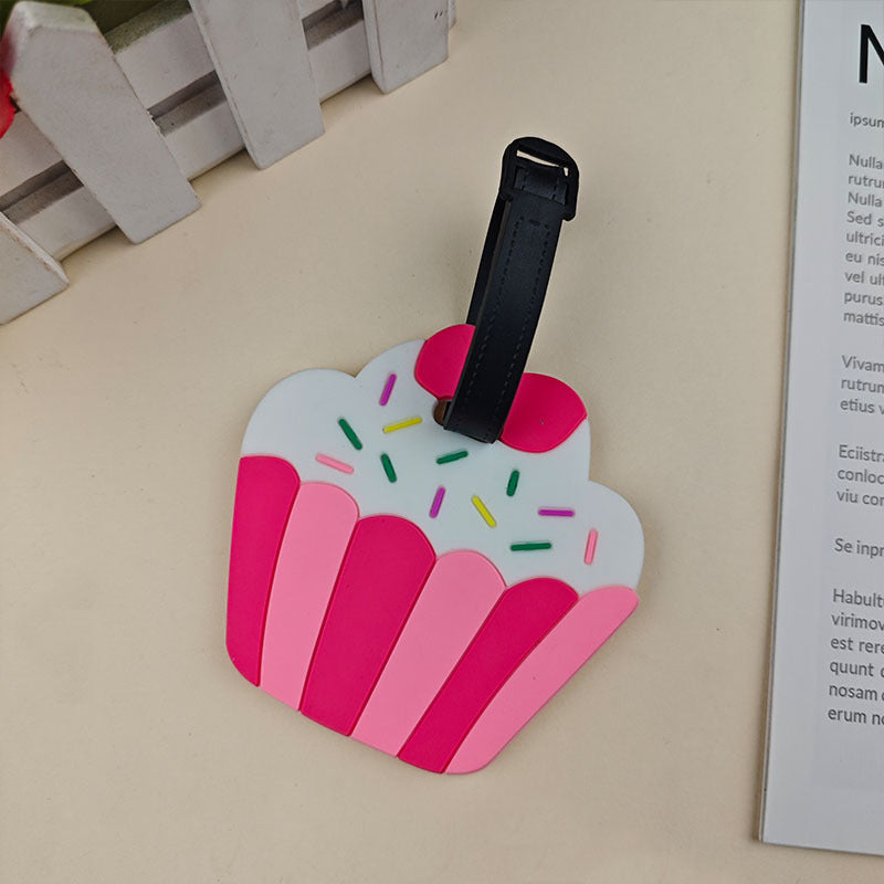 Unisex Luggage Tag in Cupcake Design Bowlift