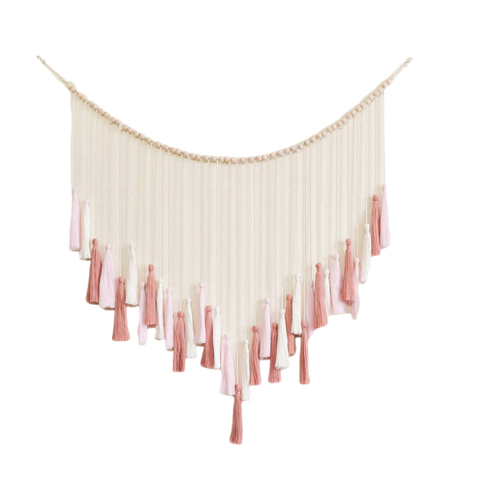 Decorative Macrame Wall Hanging with Tassels Bowlift