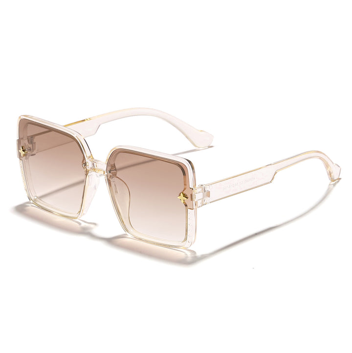 Women's square sunglasses with high-quality frame design and UV protection Bowlift
