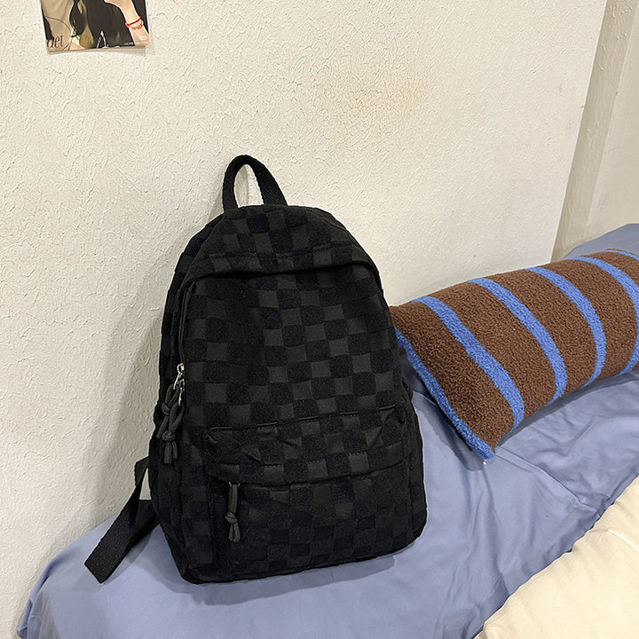 Checkerboard Pattern Backpack