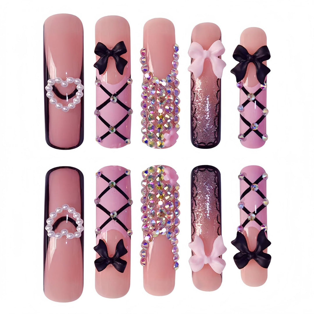 Glamorous Statement Nail Art Extensions Bowlift