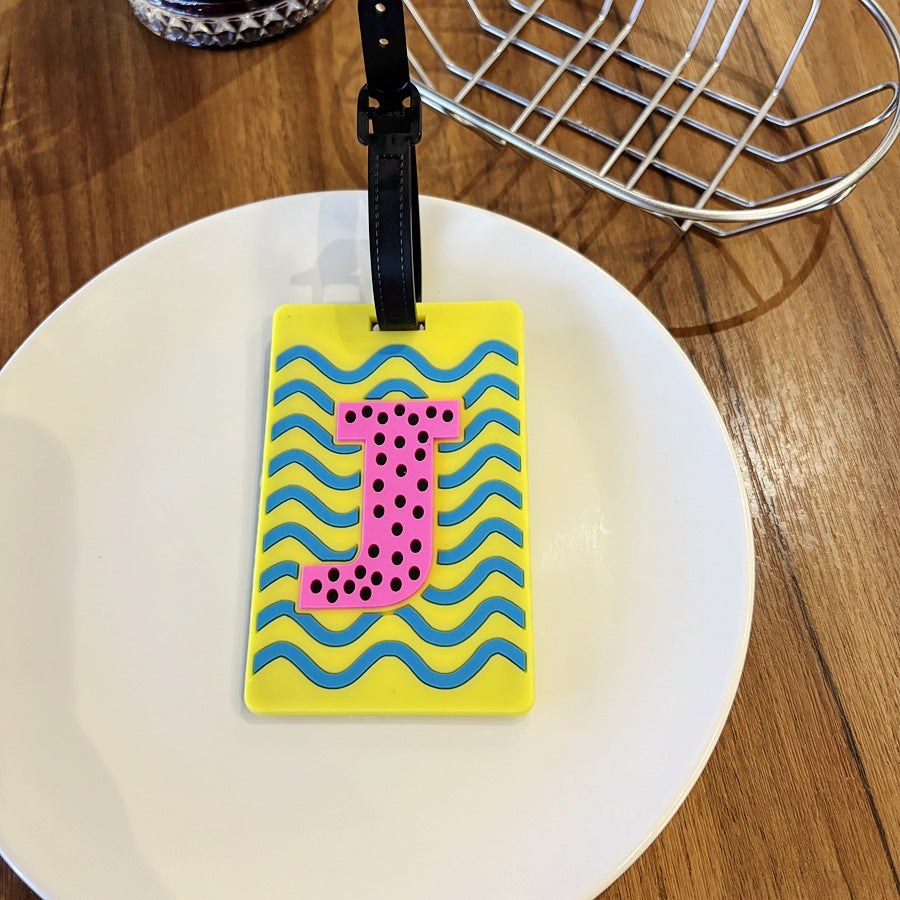 Playful Alphabet Luggage Tag Bowlift