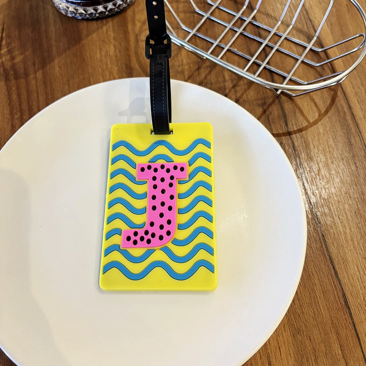 Playful Alphabet Luggage Tag Bowlift