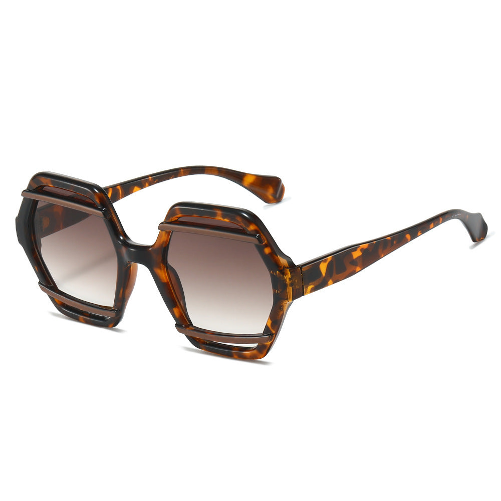 Oversized Geometric Sunglasses Bowlift