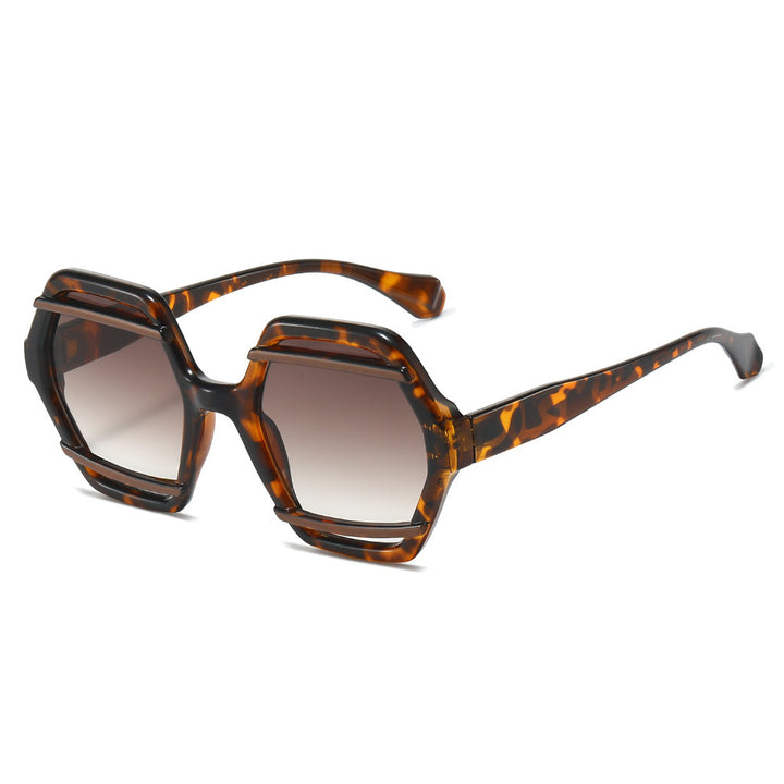 Oversized Geometric Sunglasses Bowlift