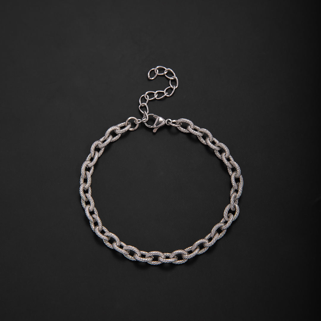 Interlaced Metal Link Bracelet Bowlift
