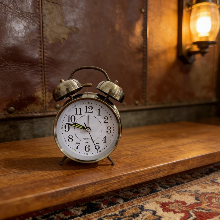 Classic Alarm Clock In Elegant Retro Design Bowlift