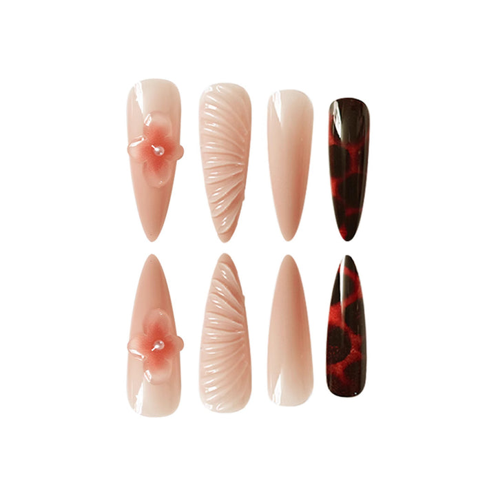 Premium Decorative Acrylic Nail Tips Bowlift