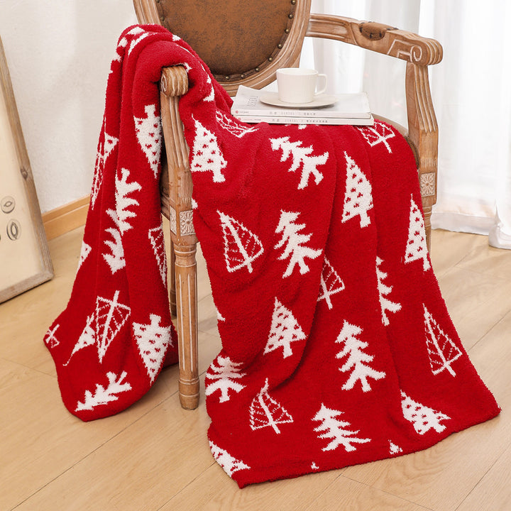 Decorative Knit Throw Blanket Bowlift