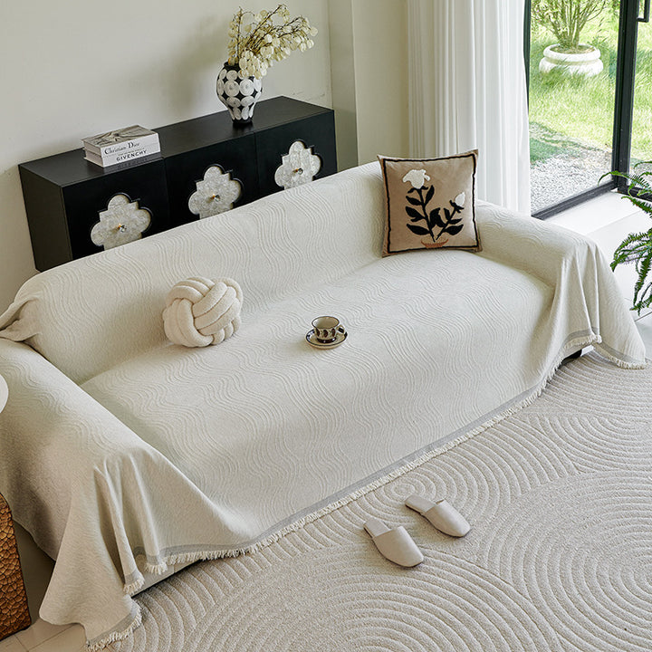 Textured Decorative Sofa Blanket