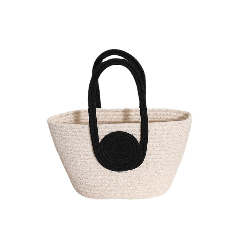 Decorative natural fiber bag Bowlift