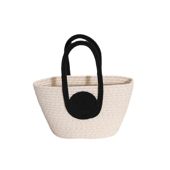 Decorative natural fiber bag Bowlift