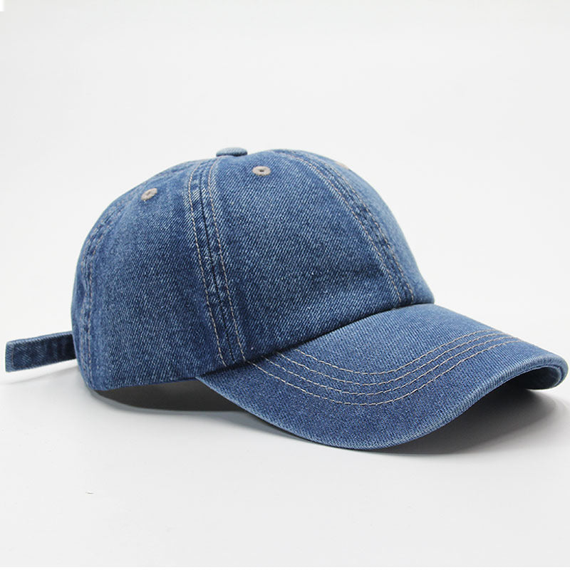Women's Casual Adjustable Denim Baseball Cap Bowlift