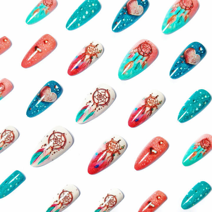 Artistic Dreamcatcher Nail Art Bowlift