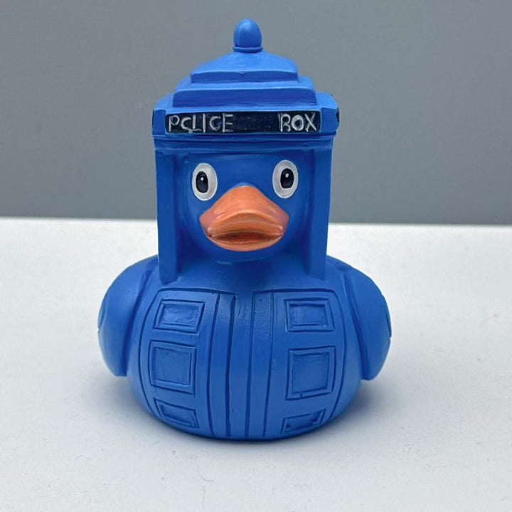 Playful rubber duck in police design Bowlift