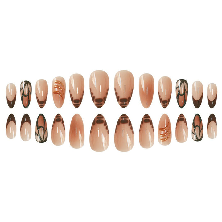 Chic Decorative Press-On Nail Art Bowlift