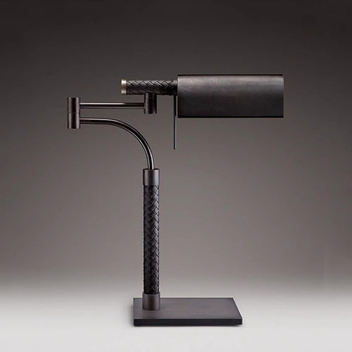 Adjustable Modern Desk Lamp with Sculptural Design