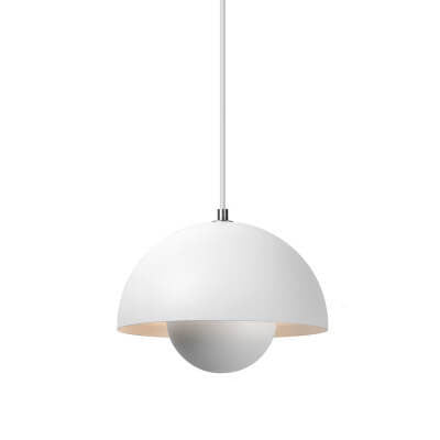 Scandinavian Pendant Light - Elegant 1-Light Semi-Round Lighting for Living Room and Bedroom | Bowlift