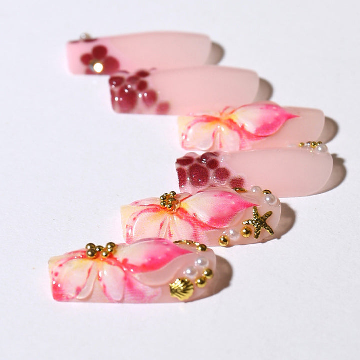 Artistic 3D Nail Art Bowlift