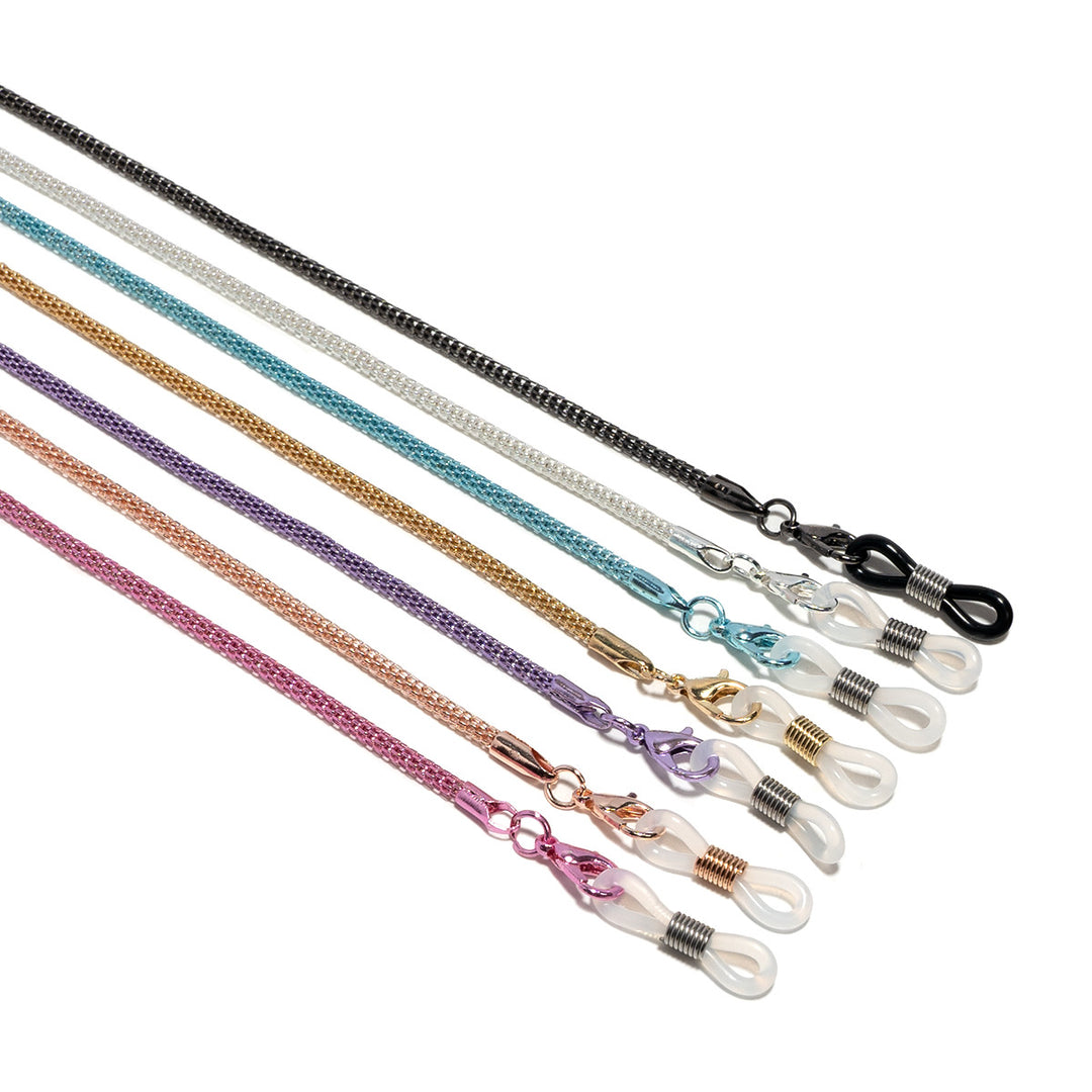 Metallic Eyewear Chain Bowlift