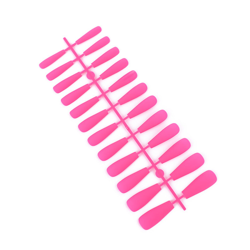 Artificial Nail Set in Trendy Neon Design Bowlift