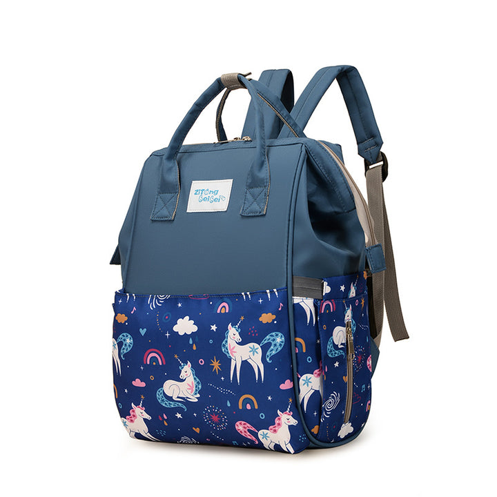 Eclectic Unicorn Design Diaper Backpack Bowlift