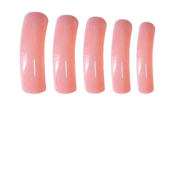 Long Glossy Press-On Nails Bowlift