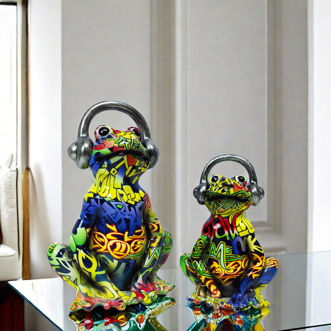 Musical Frog Sculpture Bowlift