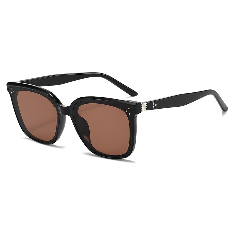 Bold Retro Square Frame Sunglasses