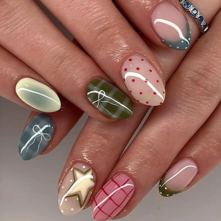 Artistic Themed Nail Extensions Bowlift