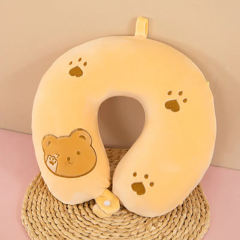 Women's Comfortable Neck Pillow with Funny Design Bowlift