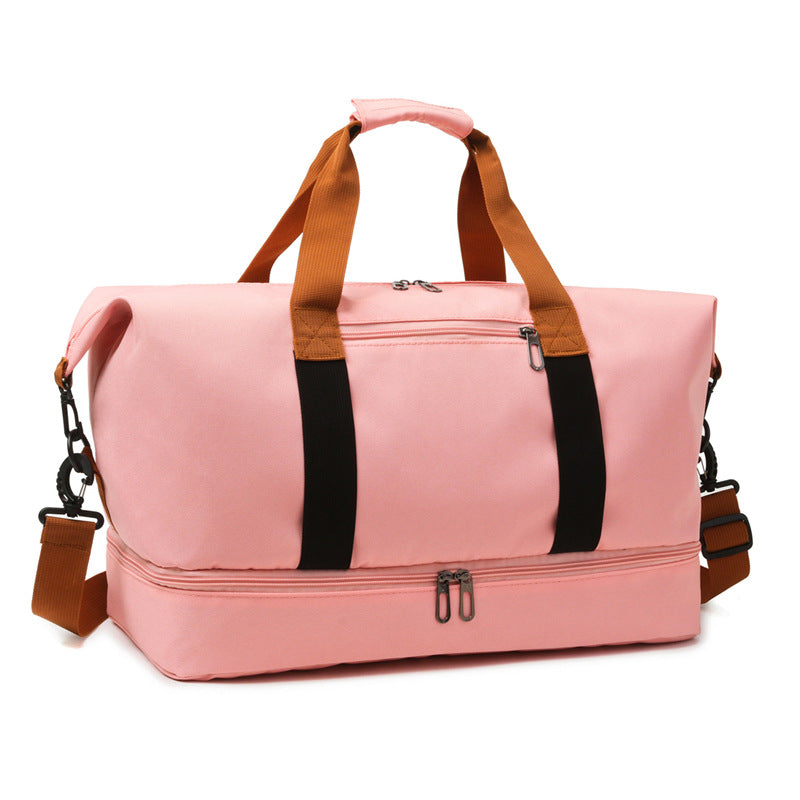 Sporty travel bag with sturdy carrying handles and adjustable shoulder strap Bowlift
