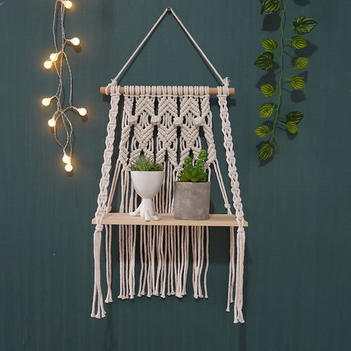 Macrame Wall Hanging Organizer Bowlift