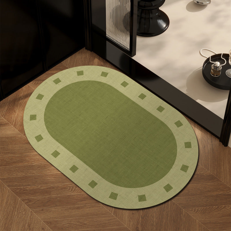 Decorative Oval Area Mat