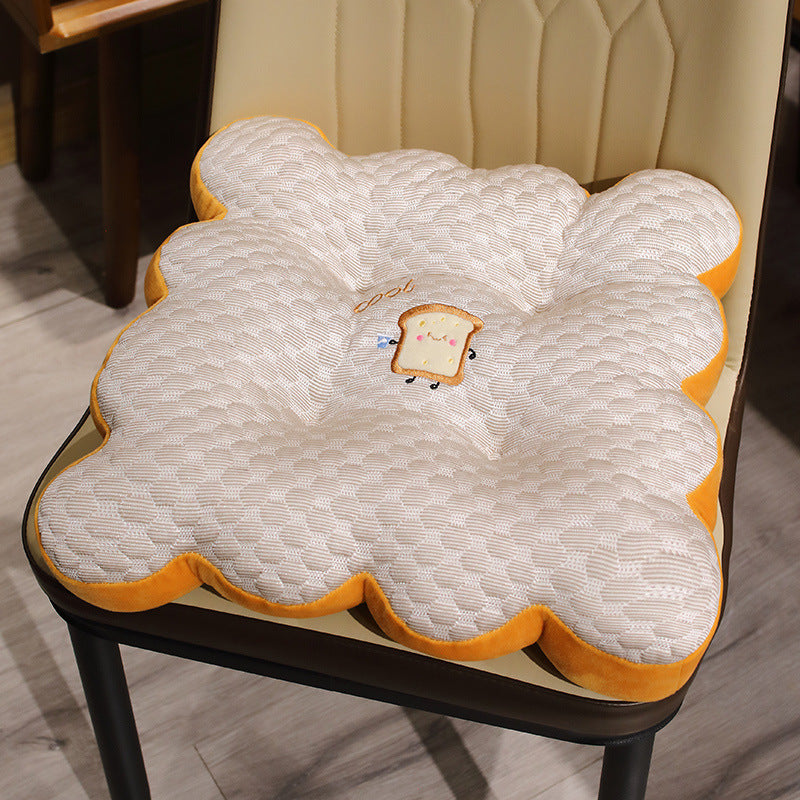 Plush seat cushion with funny animal motif Bowlift