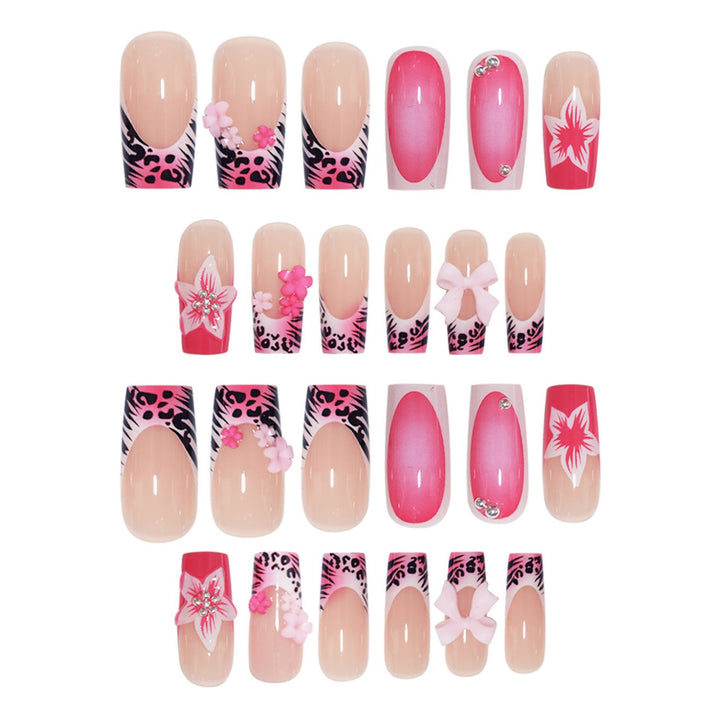 Floral Elegant Press-On Nail Extensions Bowlift
