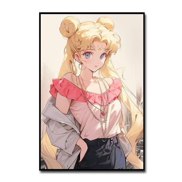 Fantasy Character Art Canvas Print Bowlift