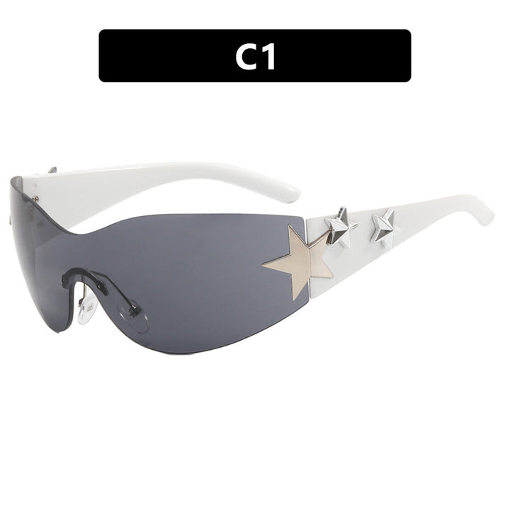 Women's trendy sunglasses with unique star design Bowlift
