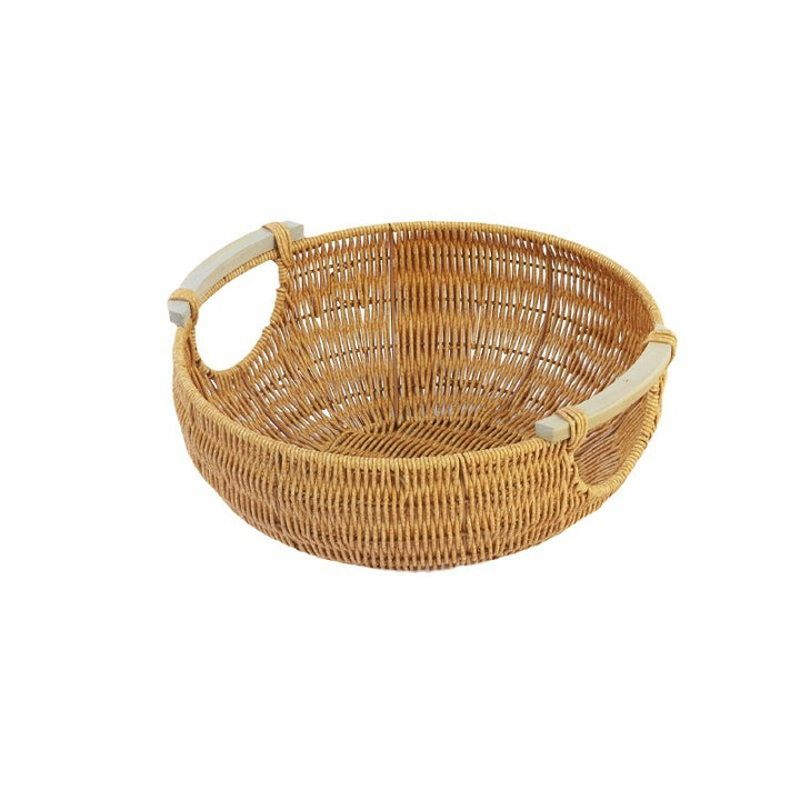 Decorative Woven Living Room Basket Bowlift